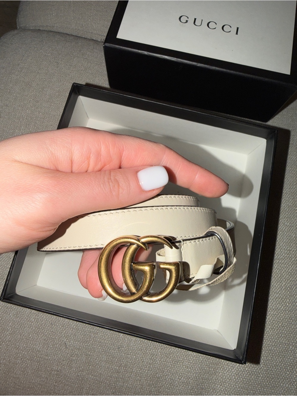 Gucci Thin Leather Belt - Picture 3 of 7